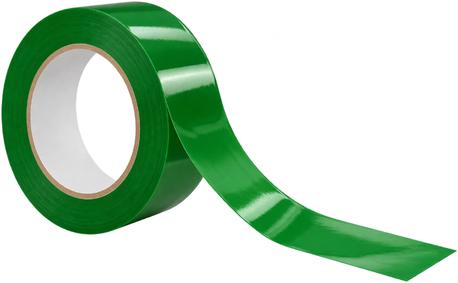 Rollo de cinta adhesiva verde MyTape